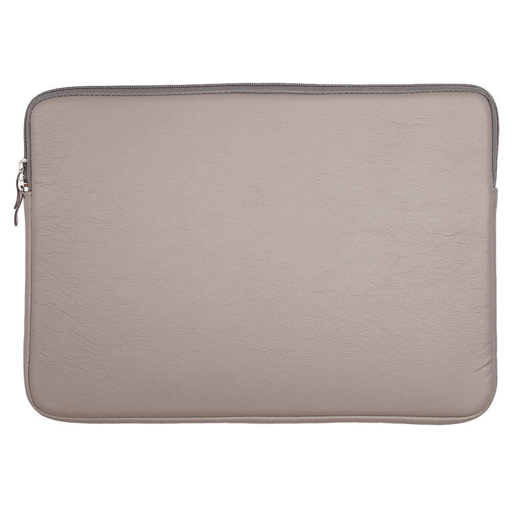 Custom Leather Zippered Laptop Sleeves | Custom Logo Cases