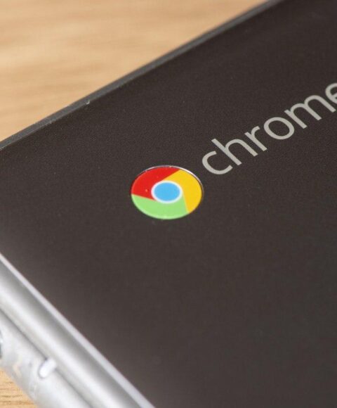 chrome book sleeve with chrome logo